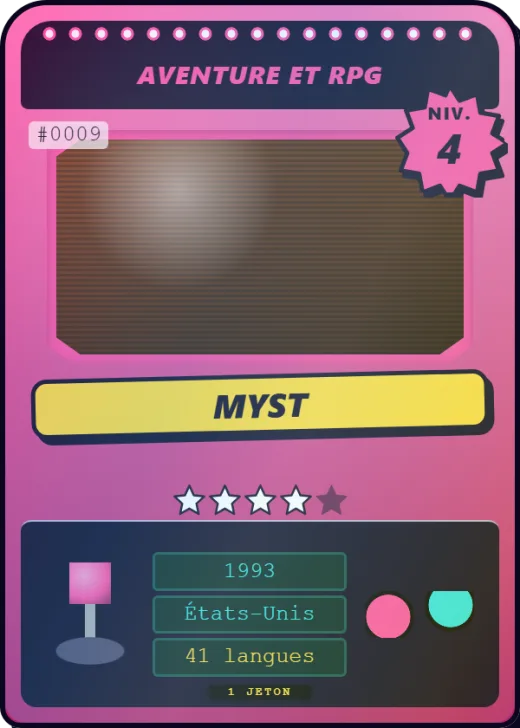 Carte « Myst », rang 4